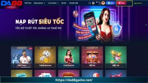 Hướng dẫn nạp tiền DA88 bằng 4 bước cho người mới