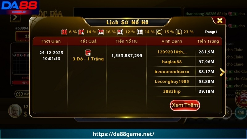 Kinh nghiệm cược Xóc đĩa live DA88 hiệu quả