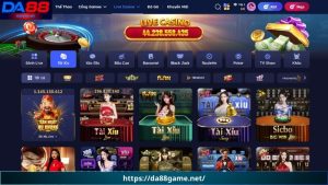 Những thể loại có trong app tài xỉu DA88