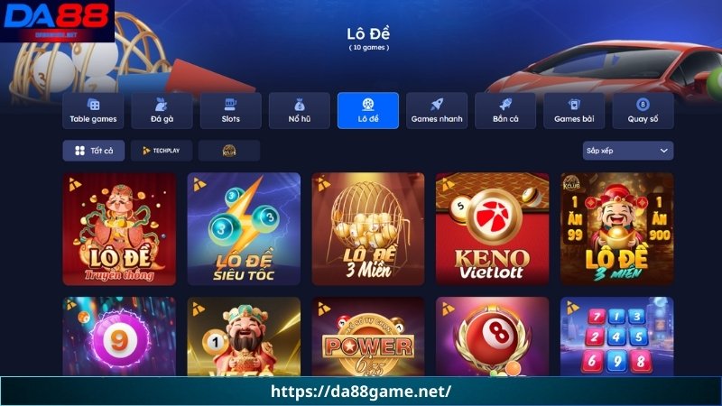 Những ưu điểm vượt trội của sảnh lô đề DA88
